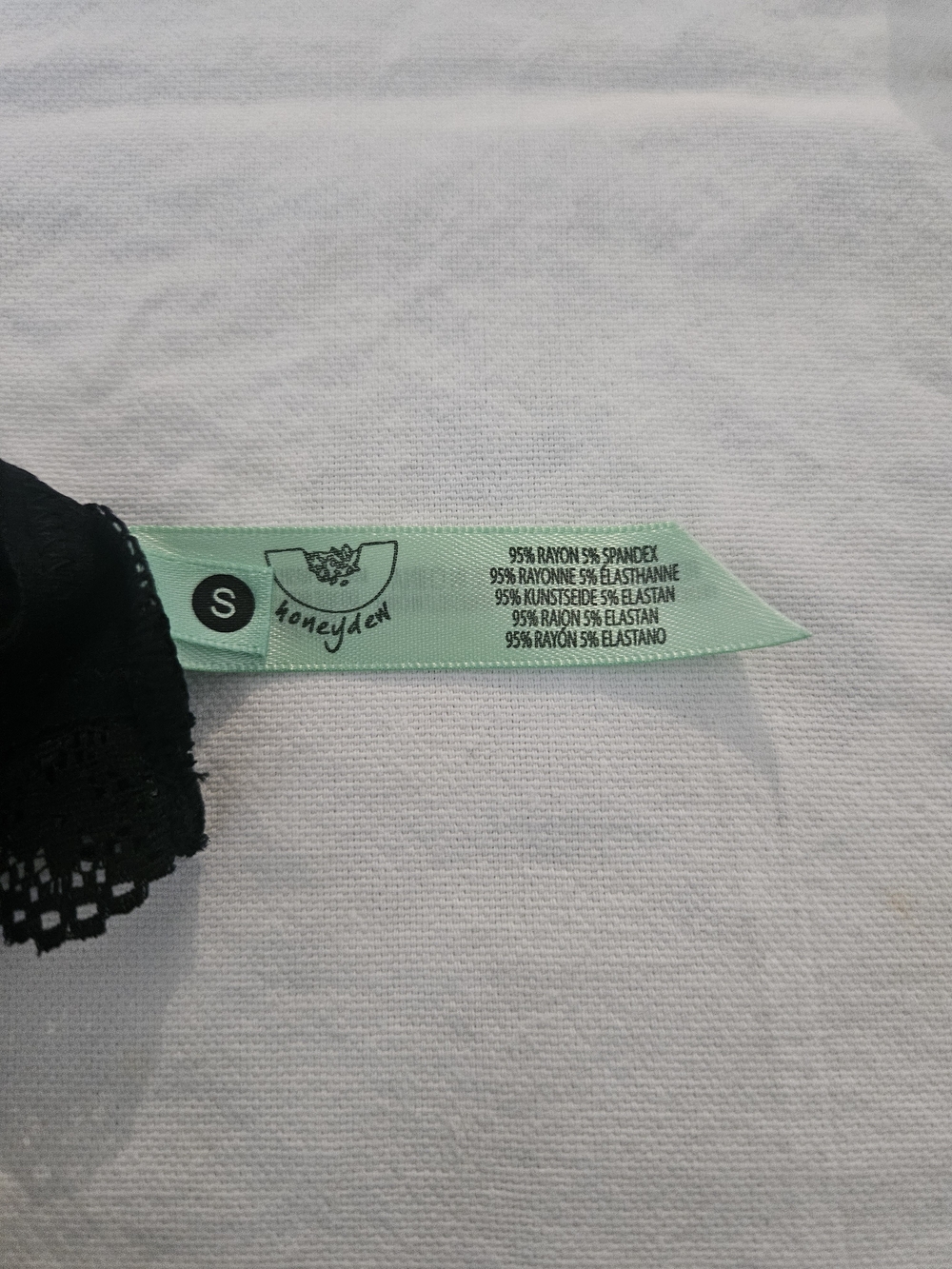 Honeydew Intimates Black Lace Thong - Picture 5 of 8